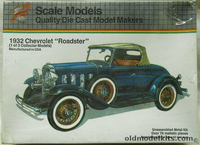 Scale Models 1/20 1932 Chevrolet Roadster - (ex Hubley), 4003 plastic model kit